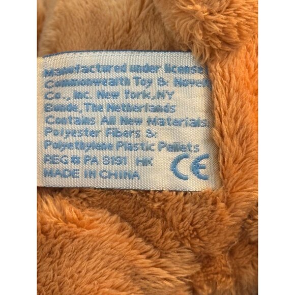 Cherished Teddies Vintage 2002 Plush Bear Enesco Commonwealth Fuzzy Scarf Hat - Picture 9 of 10